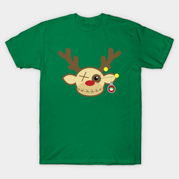 VooDoo Reindeer Head T-Shirt by StaceyJean